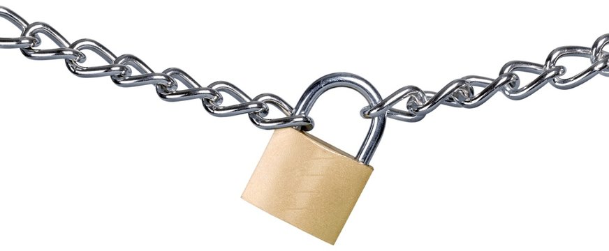 Padlock on a Chain