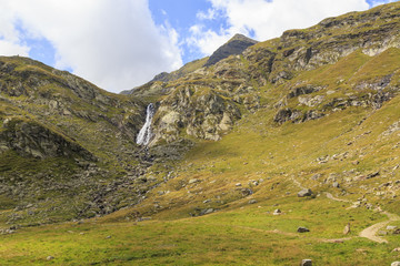 Fototapeta na wymiar Spronser Tal in Südtirol, Italien, Spronser valley in south Tyrol, Italy