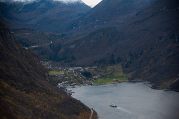 Fototapeta na wymiar Nature landscape Norway