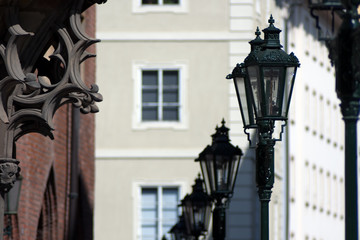 Fototapeta na wymiar Old Street Lamps