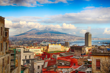 Naples and Mount Vesuvius, Italy