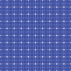 Solar panel seamless pattern. Vector illustration
