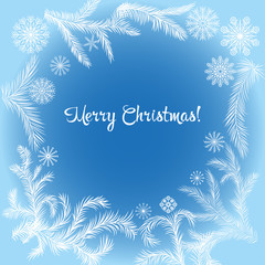 Fototapeta na wymiar Christmas card illustration.