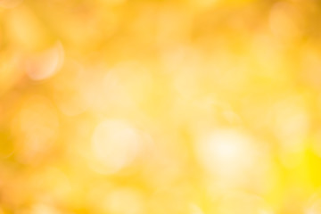 Abstract blur yellow color for design, colorful bokeh light background