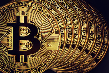 Bitcoin Konzept - die neue Weltwährung