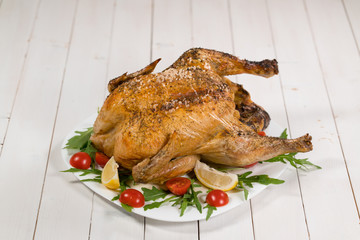 Delicious Roast Chicken On Thanksgiving