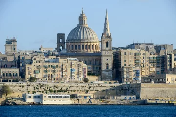 Deurstickers View of Valletta on Malta © fotoember