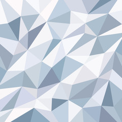 Vector background with crumpled surface, metal faceted surface, paper, origami