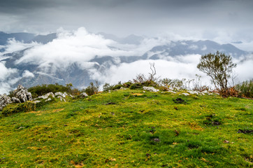 Autumn mountain landscape