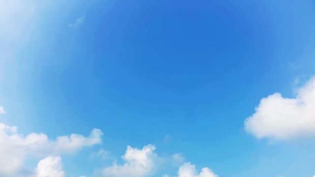 Clouds in the sky. Time lapse.