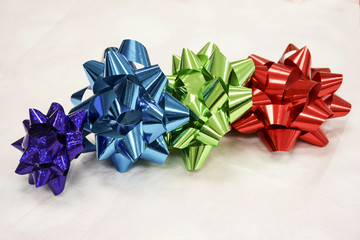 Christmas wrapping Bows