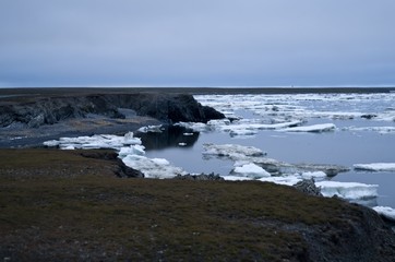 The archipelago of Novaya Zemlya, an Arctic Ocean ice
