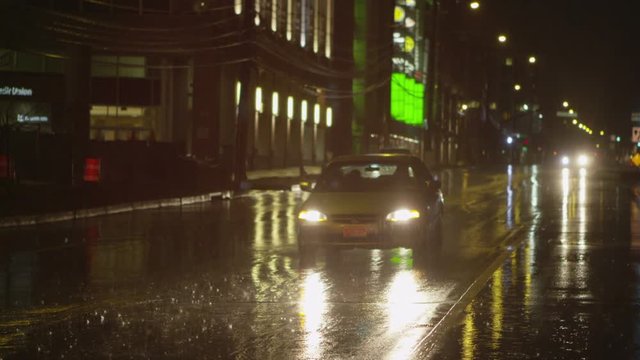Night Rain Car B Roll 4