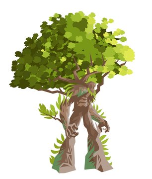 Earth Tree Golem Titan Forest Protector