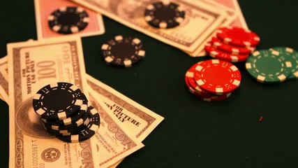 Poker Chips B Roll 1 - Powered by Adobe