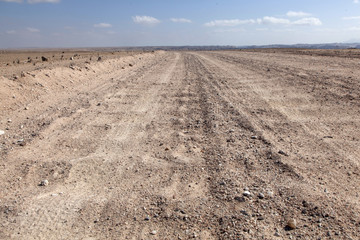 Sandstra&szlig;e in Namibia