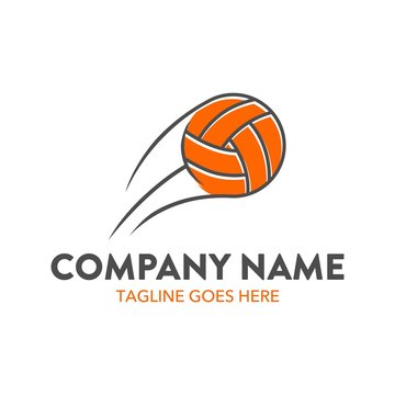 unique beach volleyball logo