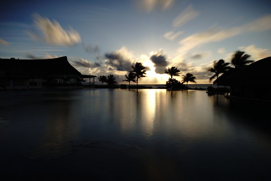 Sunset Skyline View Of Punta, Mita Mexico