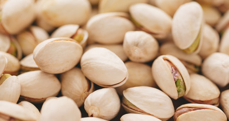 Stack of Roasted pistachio