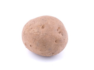 Fototapeta premium potatoes on a white background