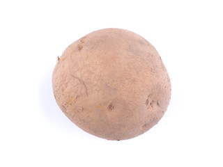 Fototapeta premium potatoes on a white background