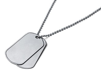 Fototapeta premium Blank Dog Tags