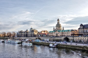 10.12.2016 Dresden street in Germany during the Christmas markets
