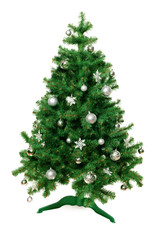 Christmas Tree isolated on white background