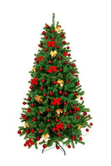 Christmas Tree isolated on white background