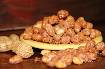 Peanut caramel typical dessert of Mexican cuisine