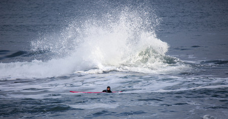 Surfing Kamchatka