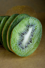 Slices of sweet juicy kiwi