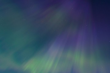 Aurora,Northern lights in the sky night and the stars .