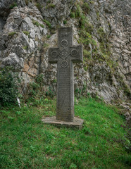 Stone Medieval Celtic Cross