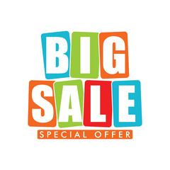 Big Sale Special Offer Vector Template Design