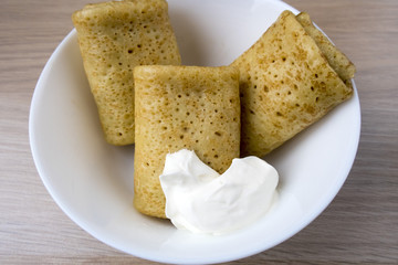 delicious stuffed pancakes