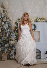 Fototapeta premium xmas girl