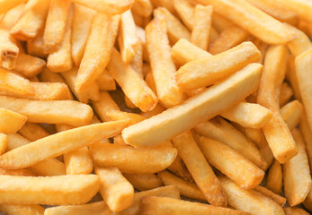 Yummy french fries, closeup