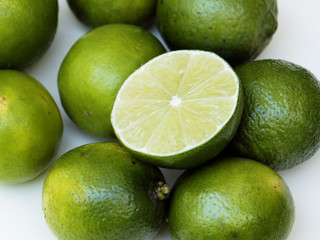 Closeup of fresh lime