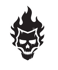 skull logo template.