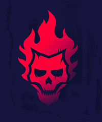 skull logo template.