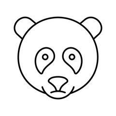 Bear icon animal design logo vector illustration