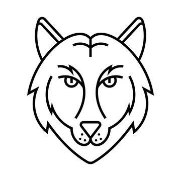 Wolves icon animal design logo vector illustration