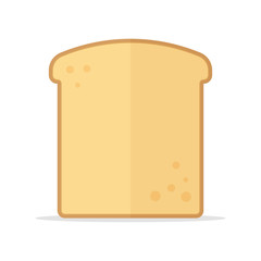Toast bread slice icon