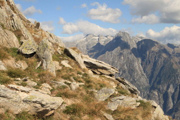 Fototapeta na wymiar Alpenzauber / Am Monte Berlinghera oberhalb des Comer Sees
