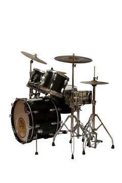 drum set musical instrument icon image