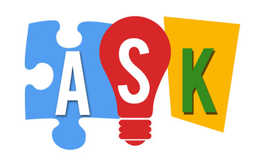 Ask Colorful Abstract Shapes 