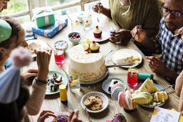 Young Adults Celebrating a Birthday