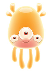 Cute cartoon Monster