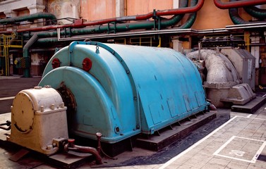 Turbogenerators in thermal power plant